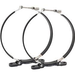MOUNTING BRACKET DRY SUMP TANK9" DIAMETER 77-1053 PAIR BLACK