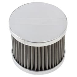 -8AN S/S BILLET BREATHER WITH FEMALE -8AN RE-USABLE