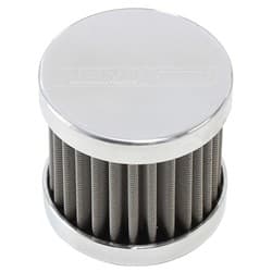-6AN S/S BILLET BREATHER WITH FEMALE -6AN RE-USABLE