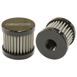 -6AN S/S BILLET BREATHER WITH FEMALE -6AN RE-USABLE