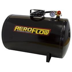 10 GAL PORTABLE AIR TANK BLACKWITH TANK VALVE 125 MAX OPERAT