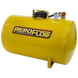 10 GAL PORTABLE AIR TANK YELLOWITH TANK VALVE 125 MAX OPERAT