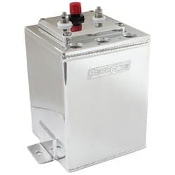 SINGLE PUMP SURGE TANK SUITS 40mm FUEL PUMPS POLISHED