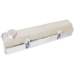350 SB CHEV FABRICATED VALVE COVERS POLISHED EARLY SBC