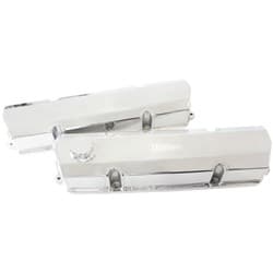 253 308 HOLDEN FABRICATED VALVE COVERS POLISHED EARLY