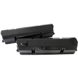 253 308 HOLDEN FABRICATED VALVE COVERS BLACK EARLY