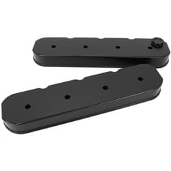 GM LS BILLET VALVE COVERS PAIRBLACK NO LOGO NO COILS