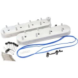 GM LS FACTORY VALVE COVERS CAST TALL HEIGHT NATURAL CAST