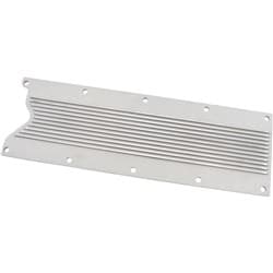 GM LS1 FINNED VALLEY PLATE COVER NATURAL CAST ALLOY LS