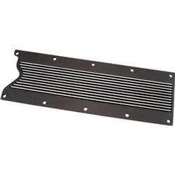 GM LS1 FINNED VALLEY PLATE COVER BLACK CAST ALLOY LS