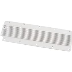 GM LS2 FINNED VALLEY PLATE COVER NATURAL CAST ALLOY LS3 LSX Aeroflow - AF 77-5028