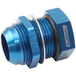 BOLT IN -10AN BREATHER CAST ORFABRICATED COVERS BLUE
