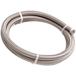 #10 NYLON BRAIDED A/C S/S HOSE1M SILVER 13.4mm ID 16.0mm OD