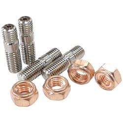 TURBO STUD KIT M10x1.25mm PACK OF 4 S/S HEX M10 x 1.25