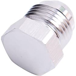 FLARE PLUG MALE -16AN SILVER MALE FLARE PLUG -16AN