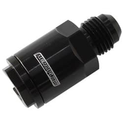 PUSH ON FUEL FITTING LS1 LTI 5/16 RETURN SIDE Black -6AN
