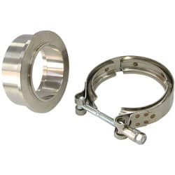 3" O.D SS BOOSTED VBAND KIT SUIT 6662 S/S V BAND T/I