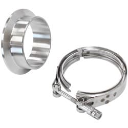 3.54" O.D SS BOOSTED VBAND KITSUIT 6662 S/S V BAND T/O