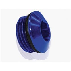 ORB SLIMLINE PORT PLUG -8AN BLUE FINISH