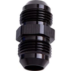 MALE FLARE UNION -6AN BLACK -6AN TO -6AN STRAIGHT