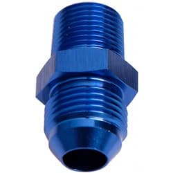 MALE FLARE -10AN TO 1/4" NPT BLUE MALE FLARE TO NPT ADAPTER