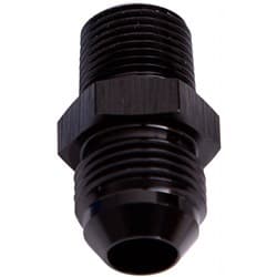 MALE FLARE -10AN TO 1/4" NPT BLACK MALE FLARE TO NPT ADAPTE