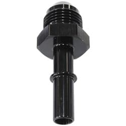 EFI FUEL FITTING -8 PUSH IN TO 1/2 MALE HARD TUBE BLACK