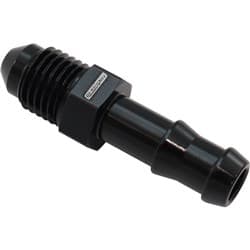8MM BARB TO -4AN ADAPTER BLACK MALE 8MM TO MALE -4AN Aeroflow - AF 817-05-04BLK