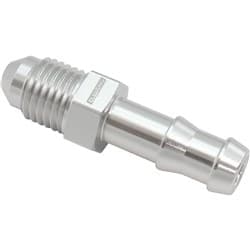 8MM BARB TO -4AN ADAPTER SILVER MALE 8MM TO MALE -4AN Aeroflow - AF 817-05-04S