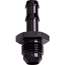 1/2" BARB TO -8AN ADAPTER BLACK MALE 1/2" TO MALE -8AN