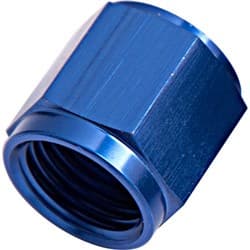 TUBE NUT -8AN TO 1/2" TUBE BLUE -8AN TO 1/2" HARD LINE