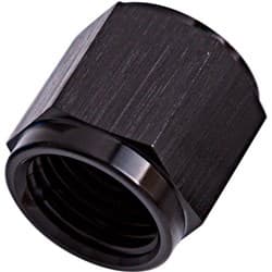 TUBE NUT -8AN TO 1/2" TUBE BLACK -8AN TO 1/2" HARD LINE