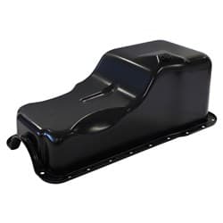 STOCK OIL PAN FORD 289-302W FRONT SUMP BLACK