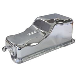 STOCK OIL PAN FORD 289-302W FRONT SUMP CHROME