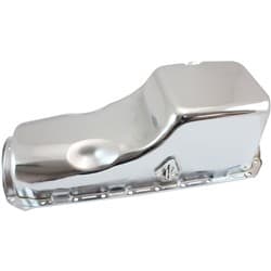STEEL STOCK OIL PAN BBC CHROMERH/SIDE DIPSTICK REAR SUMP