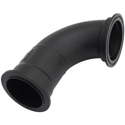GM LS TWIN TURBO SHORT TURN UPADAPTER SINGLE V-BAND MANIFOLD