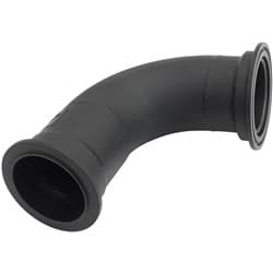 GM LS TWIN TURBO LONG TURN UP ADAPTER SINGLE V-BAND MANIFOLD