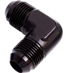 MALE FLARE UNION 90 DEG -10AN BLACK MALE TO MALE 90 DEG