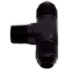 TEE -12AN WITH 3/4"NPT ON SIDEBLACK AN TEE WITH NPT ON SIDE