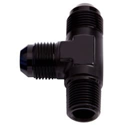 TEE -12AN WITH 3/4" NPT ON RUNBLACK AN TEE WITH NPT ON RUN