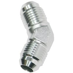 Male -10 45 Deg Union Silver