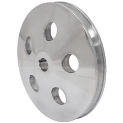 POWER STEERING PULLEY SINGLE POLISHED 5/8 SHAFT GM SAGINAW