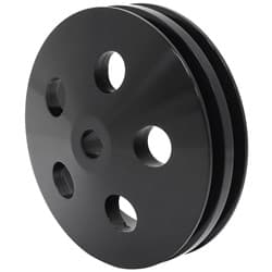 POWER STEERING PULLEY DOUBLE BLACK 5/8 SHAFT GM SAGINAW