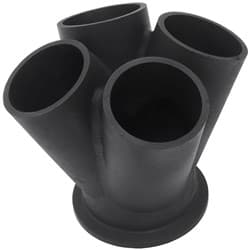 4 INTO 1 TURBO MERGE COLLECTORV-BAND GT30 NO WASTEGATE 48mm Aeroflow - AF 8300-2001