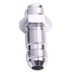 STRAIGHT BULKHEAD -10AN SILVER BULKHEAD NUT SEPERATE