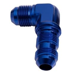 90 DEG BULKHEAD -8AN BLUE BULKHEAD NUT SEPERATE