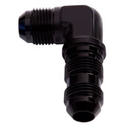 90 DEG BULKHEAD -8AN BLACK BULKHEAD NUT SEPERATE
