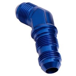 45 DEG BULKHEAD -4AN BLUE BULKHEAD NUT SEPERATE