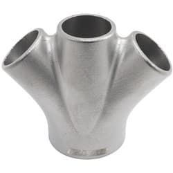 3 INTO 1 TURBO MERGE COLLECTORCAST 1x 2" ID TO 3x 1-1/4" UNIOVAL Aeroflow - AF 8370-9999