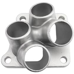 4 INTO 1 TURBO MERGE COLLECTOR4G63 EVO FLANGE NO WASTEGATE